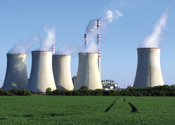 Exterior view of a Utility Plant