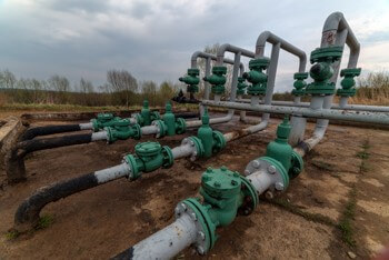 Equipment/piping outside of an industrial plant